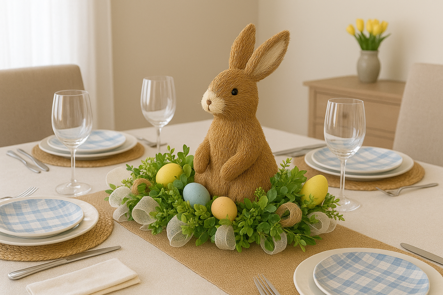 Bunny Table Centerpiece